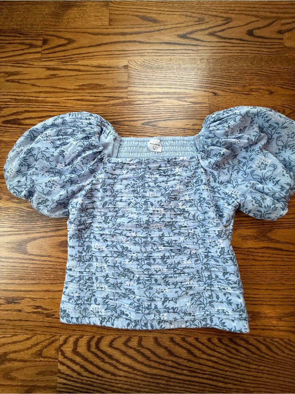 Abercrombie kids Blue Floral Top